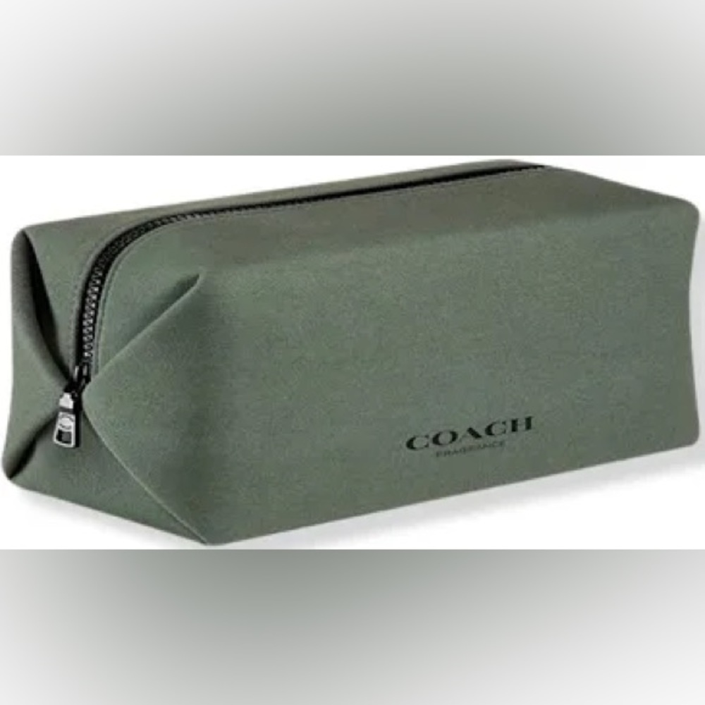 COACH FRAGRANCE MENS/WOMENS TRAVEL BAG POUCH/CASE HUNTER GREEN BRAND NEW